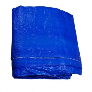 Lona Carreteiro Azul  6 x 5 mt em Polietileno com Ilhoses